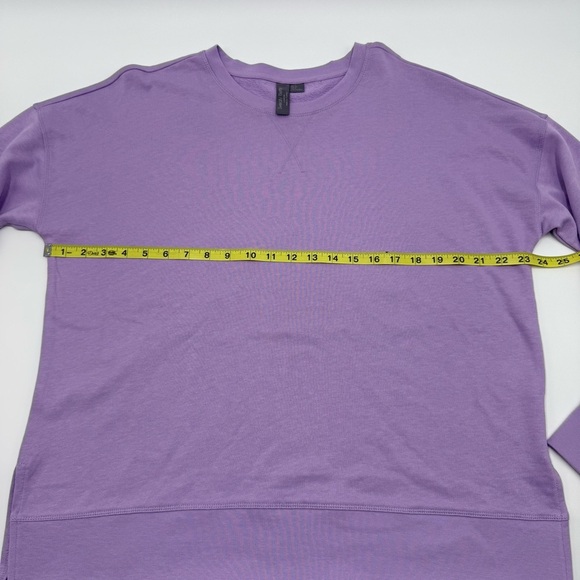 Sweaty Betty Women’s After Class Longline Sweatshirt Purple Medium Organic NWT - Picture 7 of 15